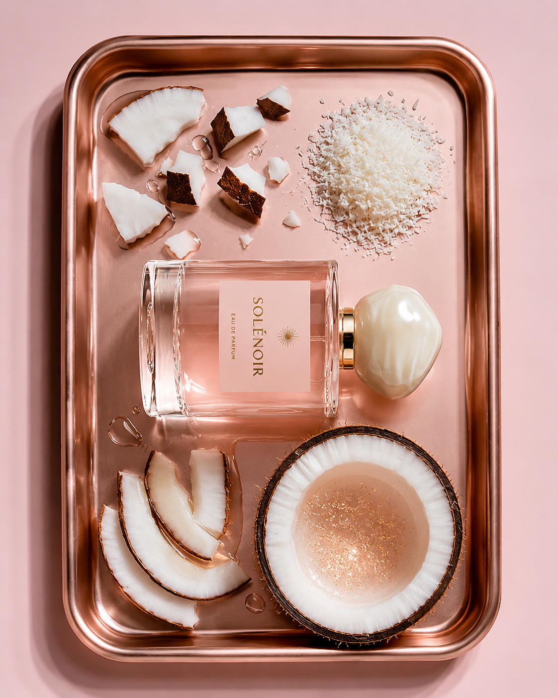 Solénoir — Coconut · Cashmere · Solar florals